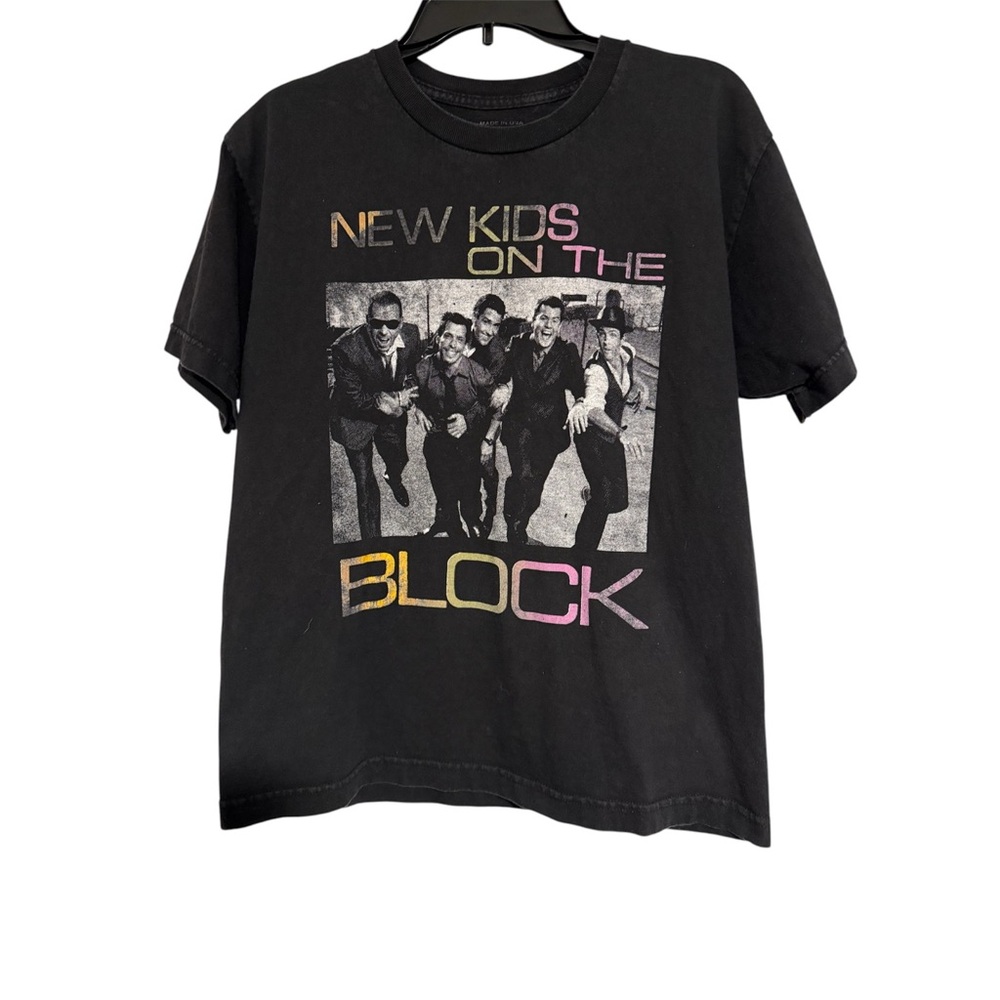 New Kids on the Block Black Concert Tee Size Small